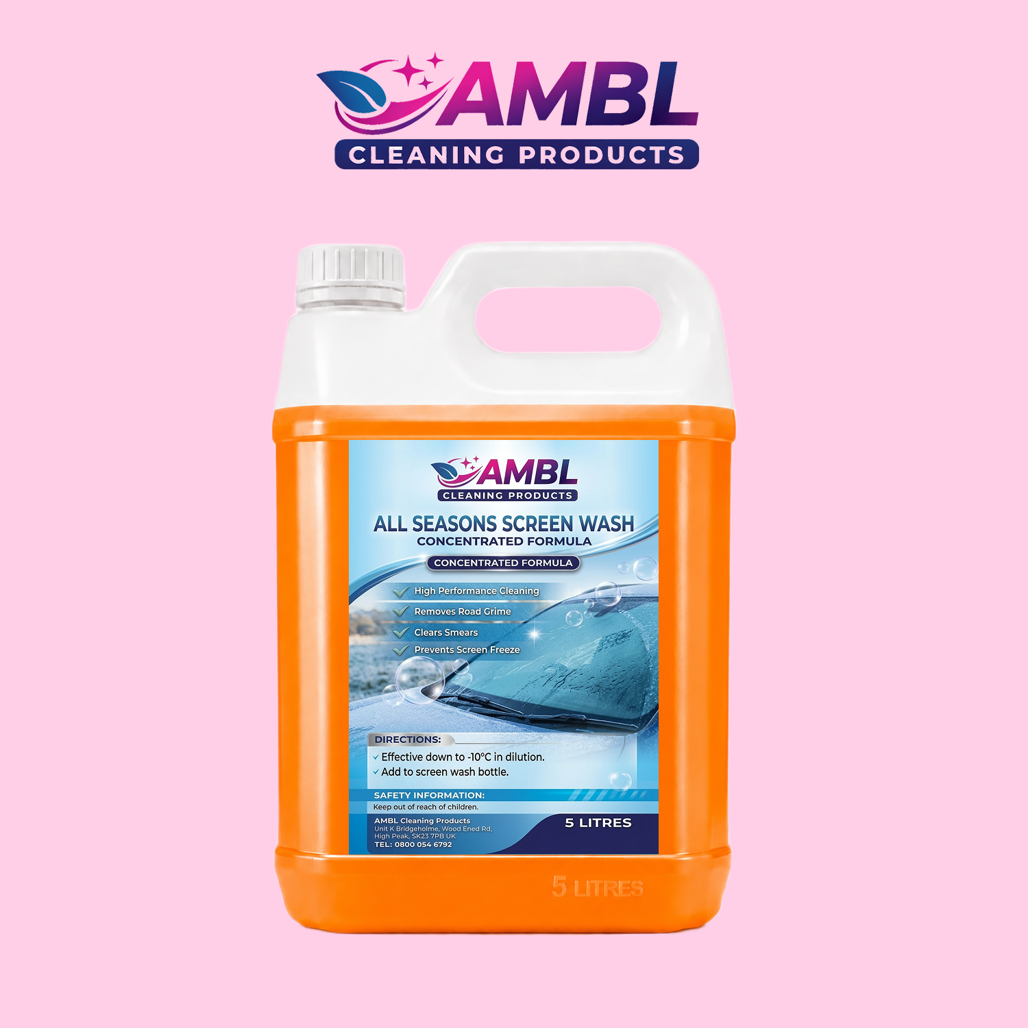 Screen Wash 5ltrs