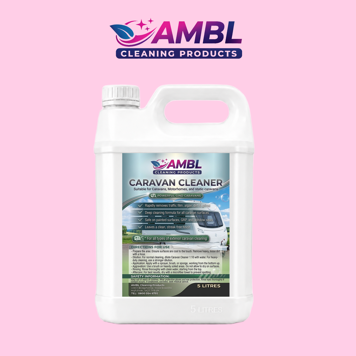 Caravan cleaner 5ltr