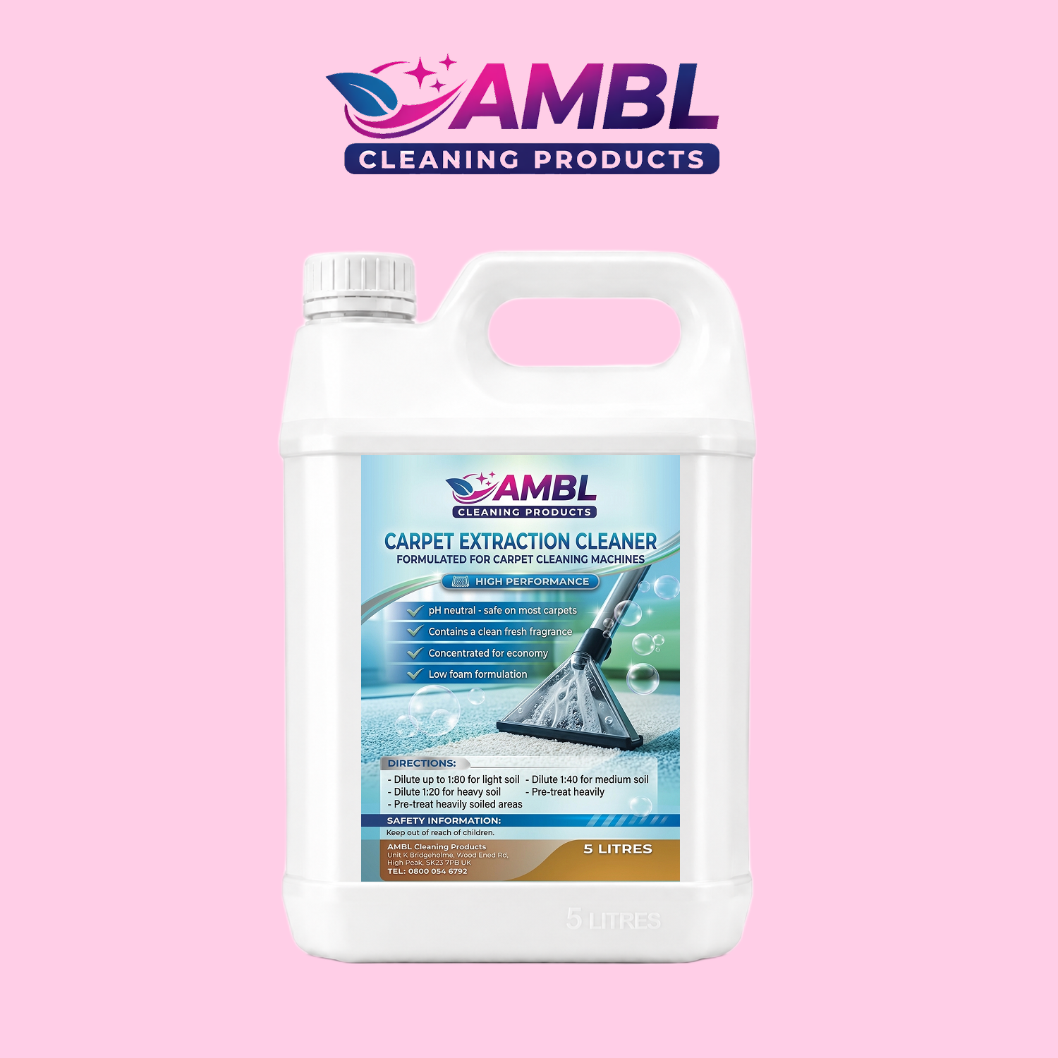 Carpet Extraction Cleaner 5ltr