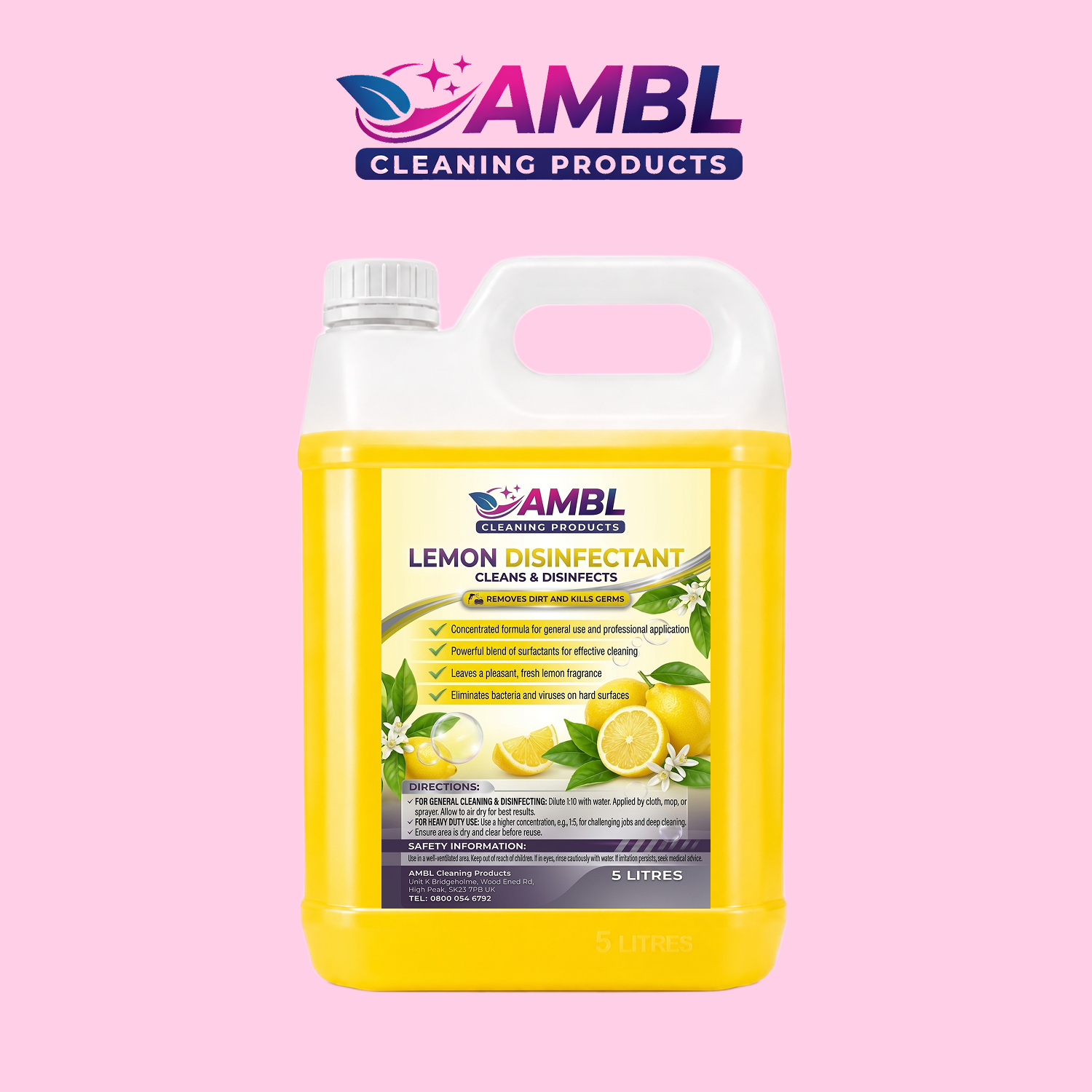 lemon disinfectant 5ltr
